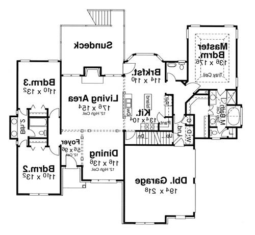 Floor Plan image of Chelsea House Plan